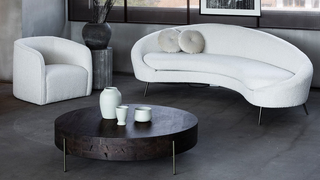 MUEBLES CURVOS MODERNOS / Minimalismo orgánico inspirado en la madre naturaleza