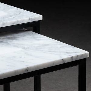 Mesas Lateral  Mármol blanco