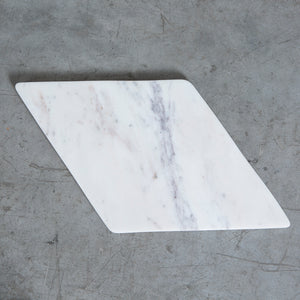 Tabla Mármol Blanco Rombo