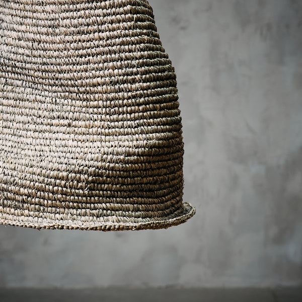 Lámpara de Rafia Chascona Gris
