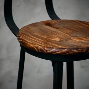 Piso Bar Industrial Negro