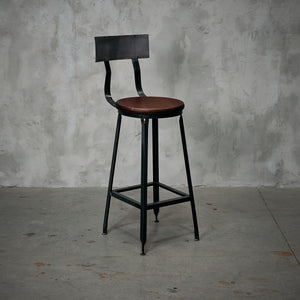 Pisos Bar Industrial Asiento Wengue Liso