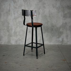 Pisos Bar Industrial Asiento Wengue Liso