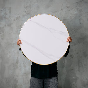 Cubierta Redonda Mármol 75 Borde Especial