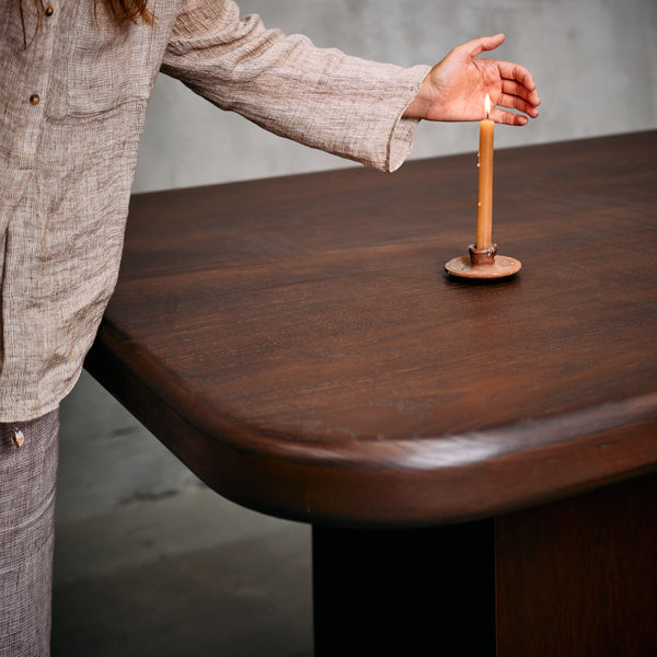 Mesa El Soplo Roble Nogal 300