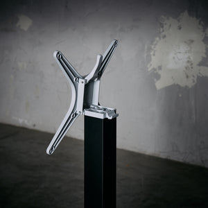 Base Cuadrada Negra Plegable