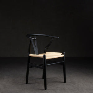 Silla Wishbone Negra